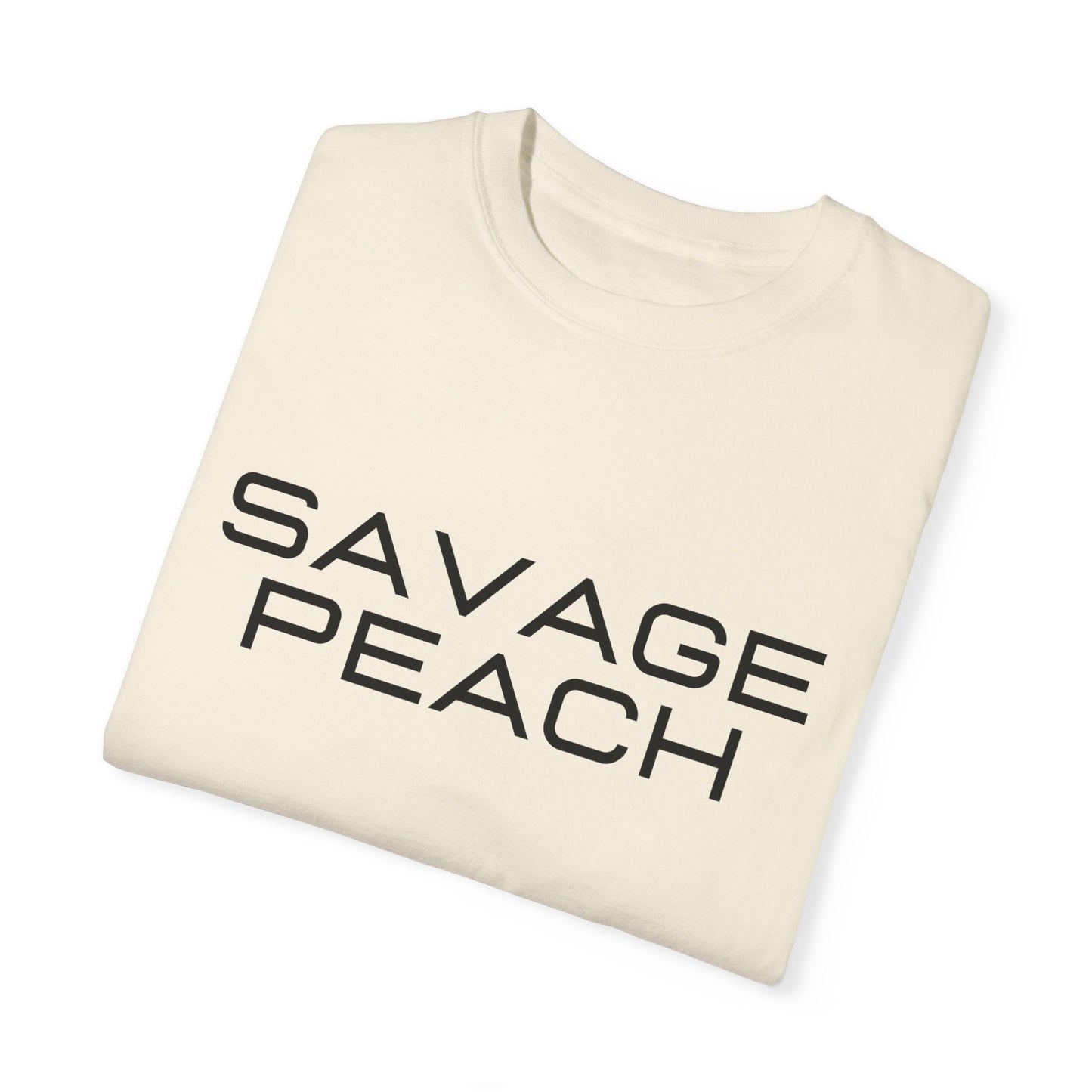 Savage Peach Unisex Heavy Cotton Tee - Casual Streetwear T-Shirt