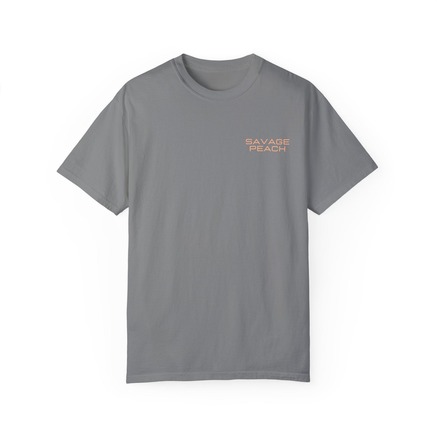 Savage Peach Unisex Heavy Cotton Tee – Bold Graphic Shirt