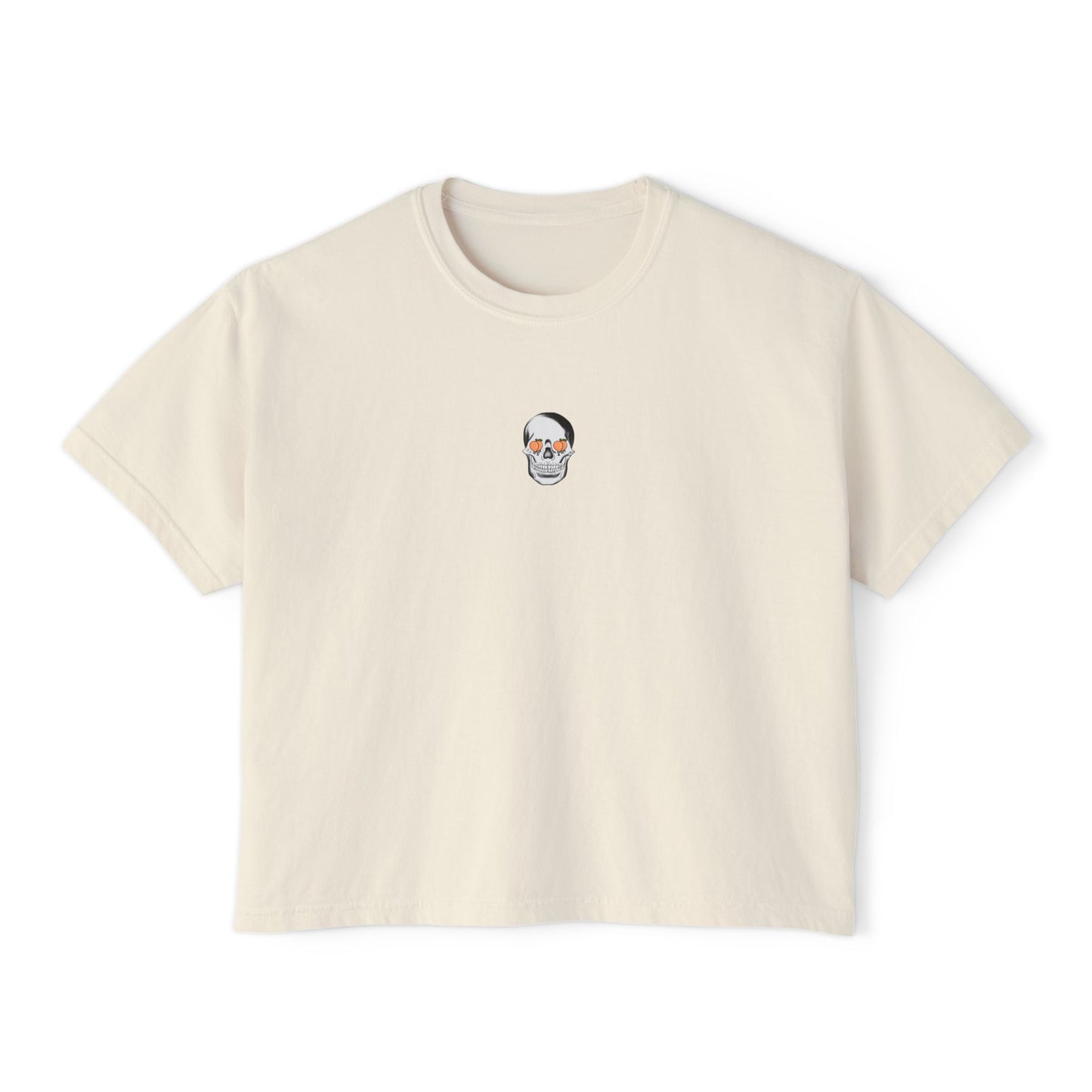Women's Boxy Cropped Tee - Kissed By Sunlight