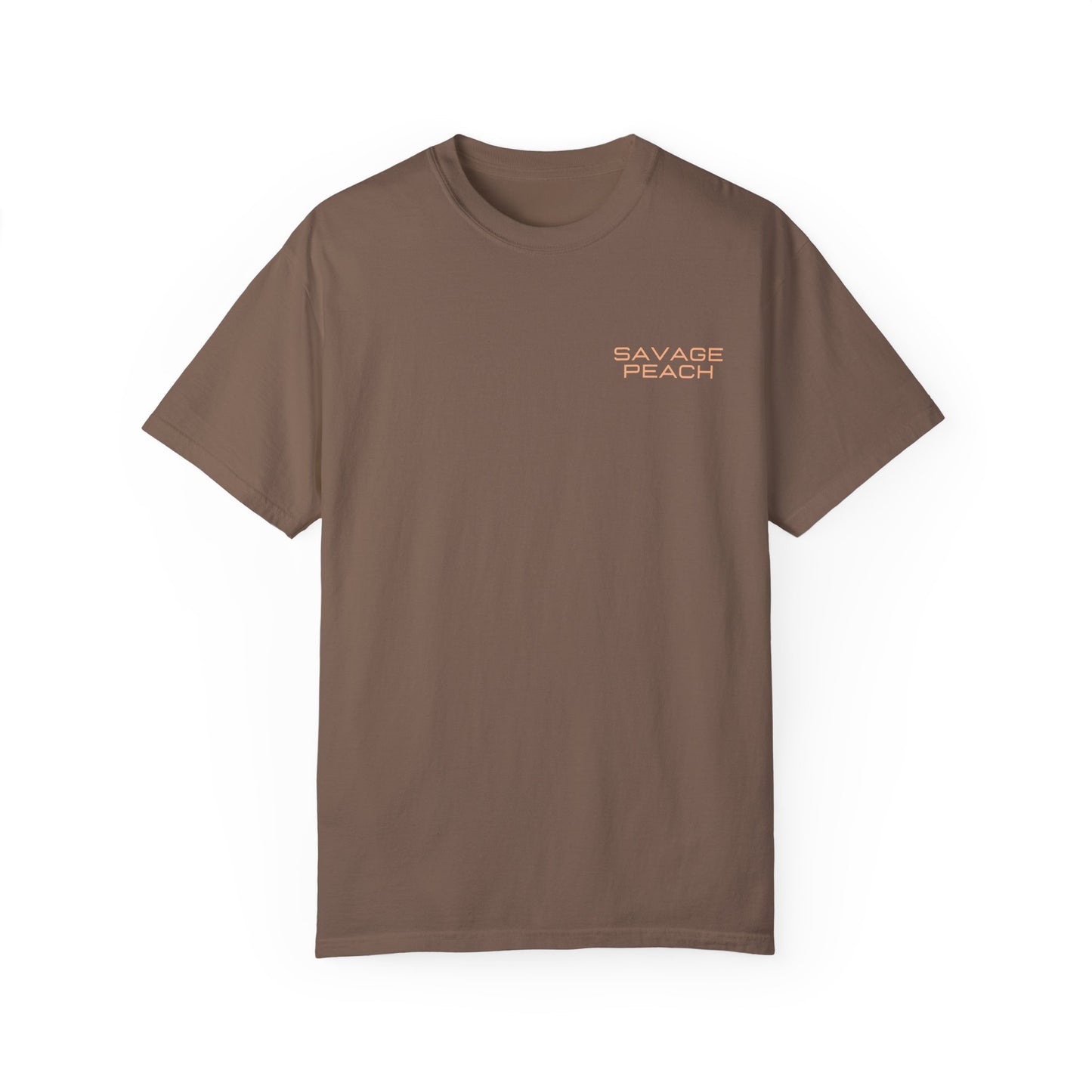 Savage Peach Unisex Heavy Cotton Tee – Bold Graphic Shirt