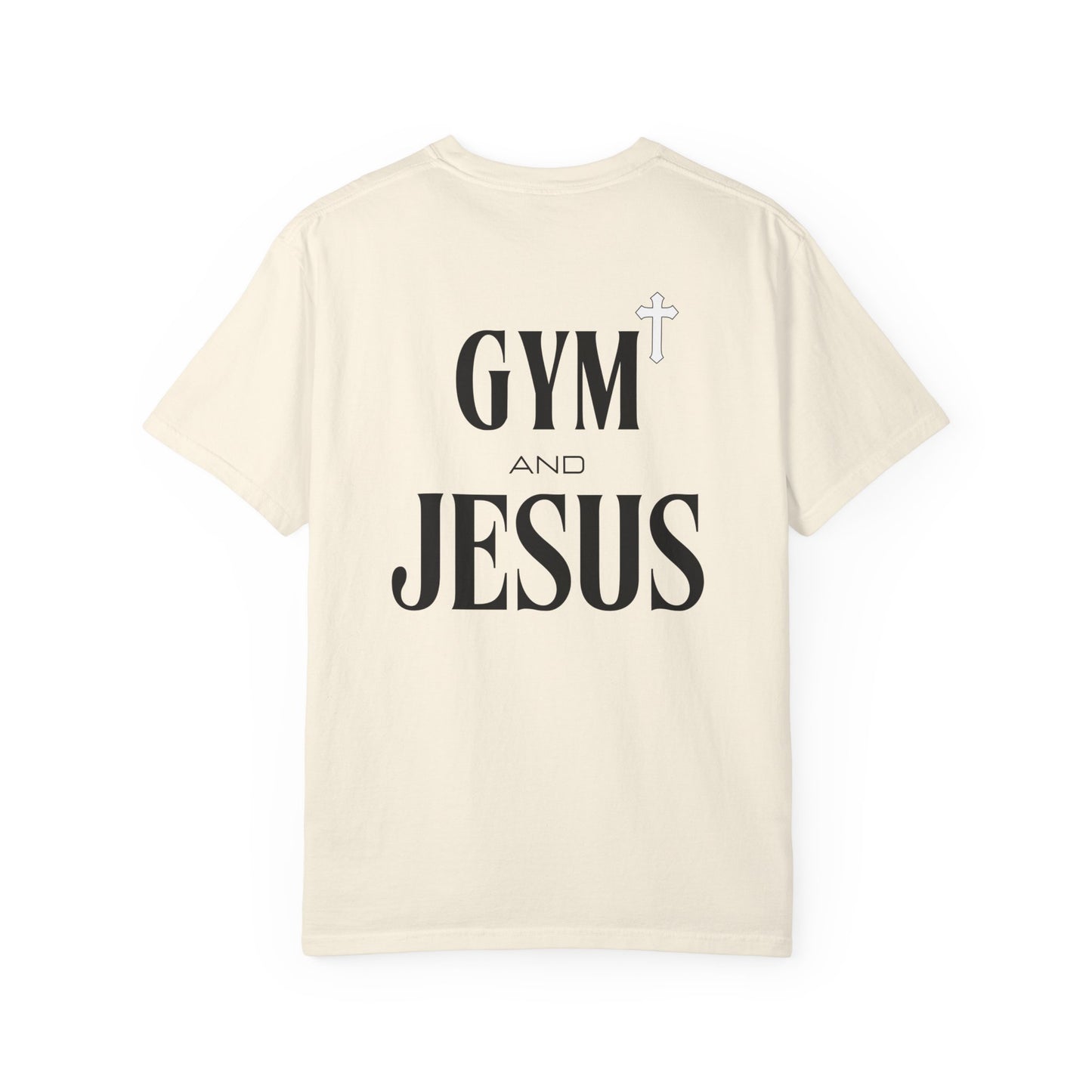 Best Seller Unisex Gym and Jesus Heavy Cotton Tee - Faith-Inspired Casual Wear
