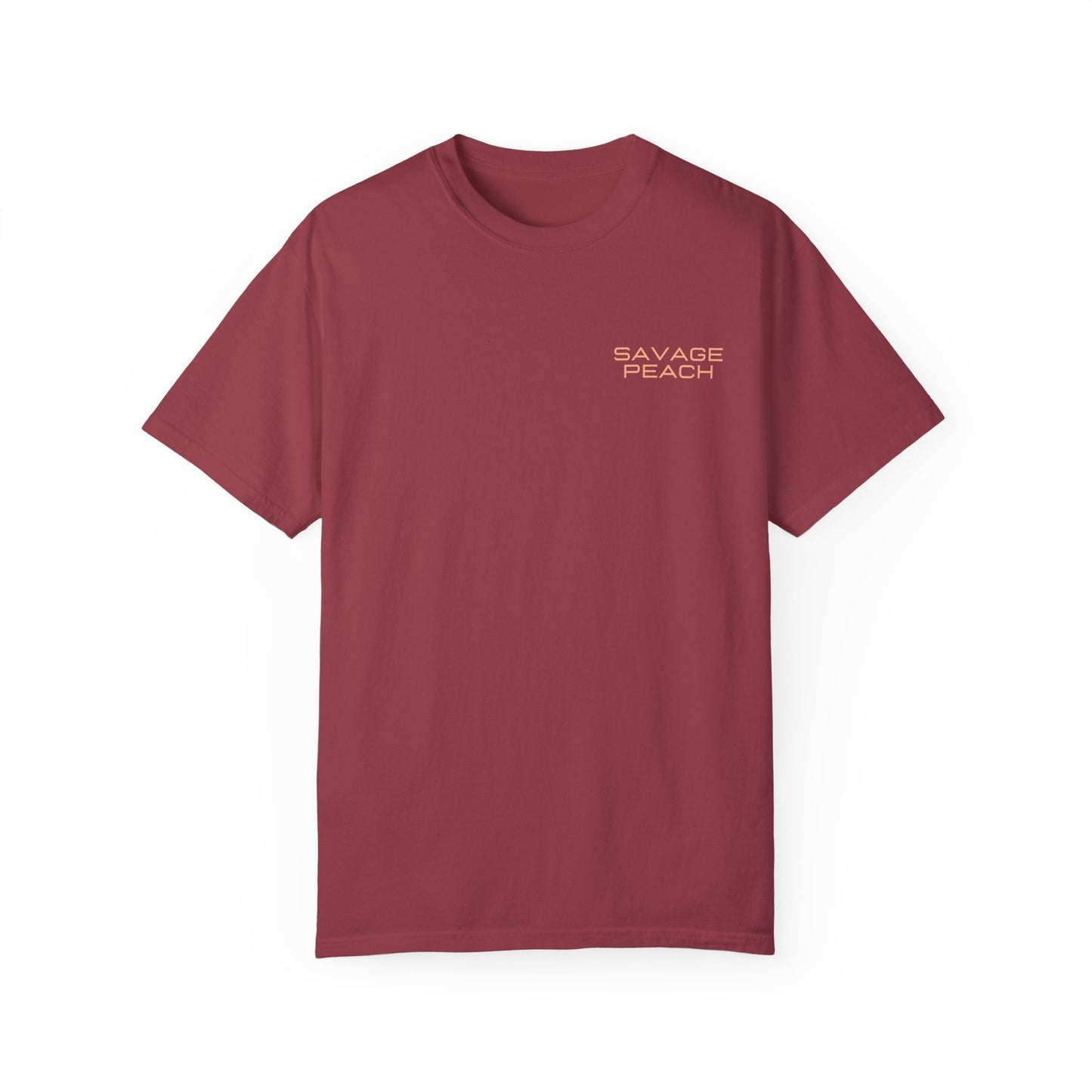 Savage Peach Unisex Heavy Cotton Tee – Bold Graphic Shirt