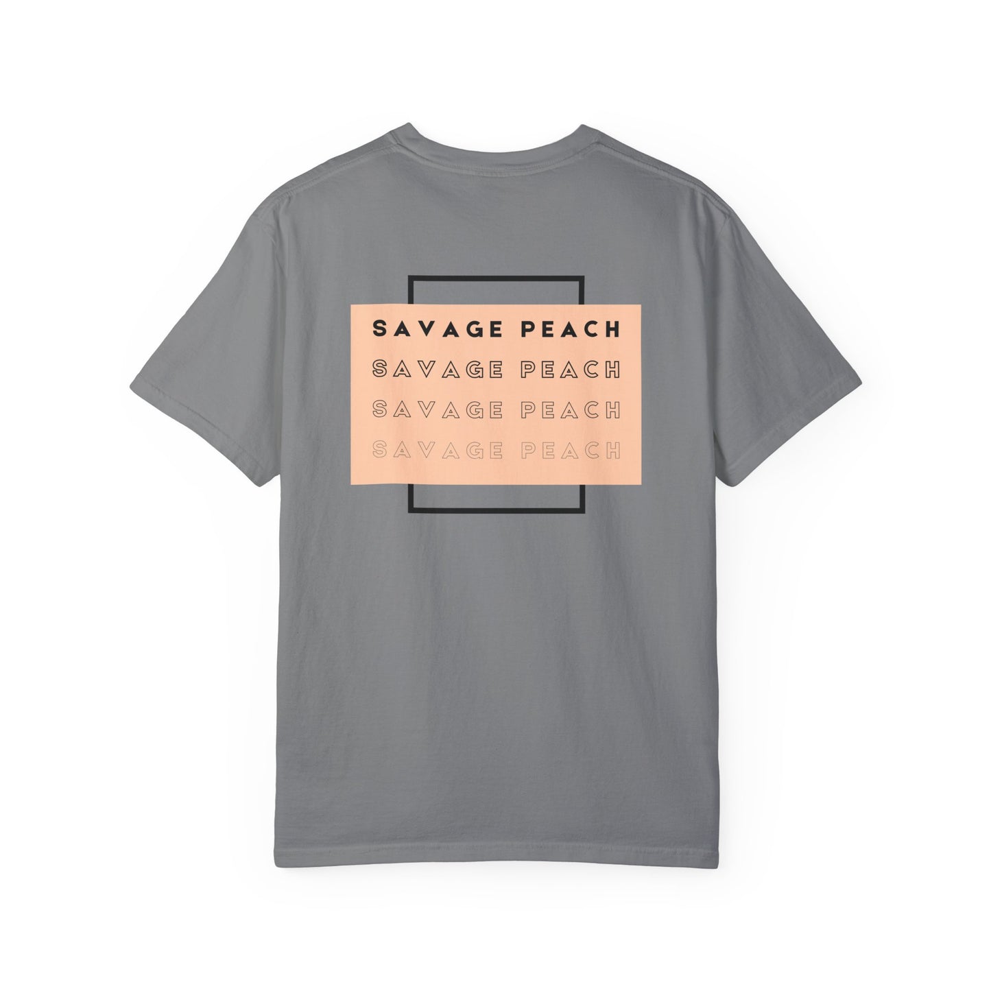 Savage Peach Unisex Heavy Cotton Tee - Trendy Streetwear