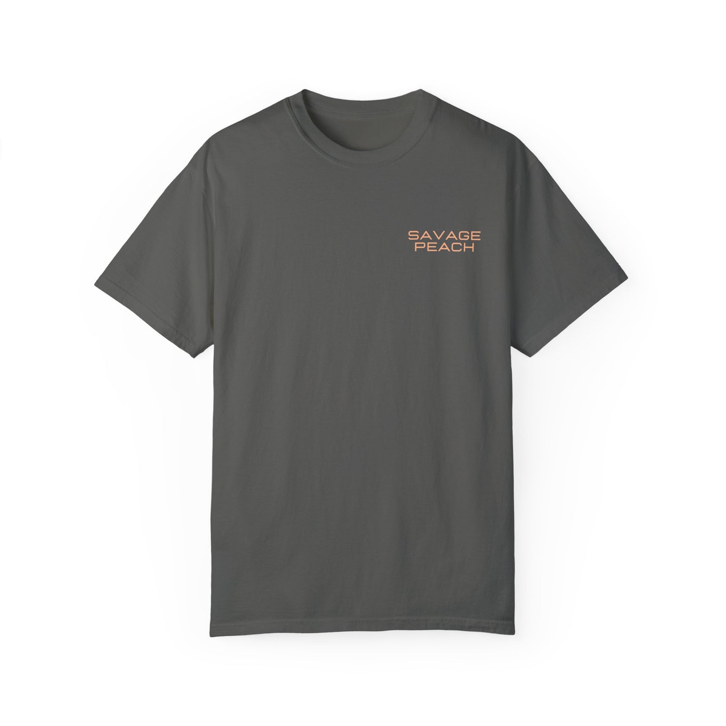 Savage Peach Unisex Heavy Cotton Tee – Bold Graphic Shirt