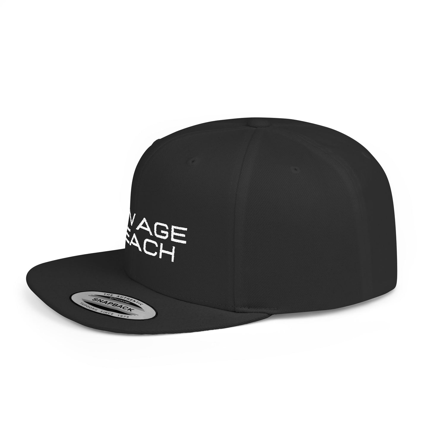 Savage Peach Flat Bill Snapback Cap