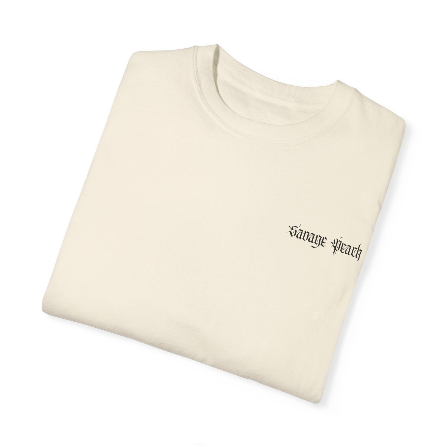 Unisex Heavy Cotton Tee - "Kissed by Sunlight, Sharpened by Storms" Inspirational Graphic Tee