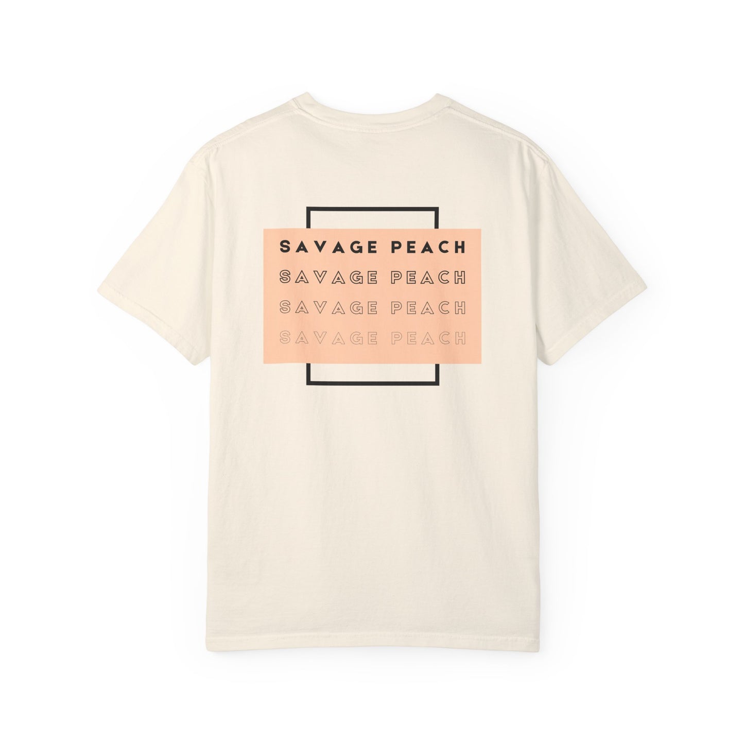 Savage Peach Unisex Heavy Cotton Tee - Trendy Streetwear