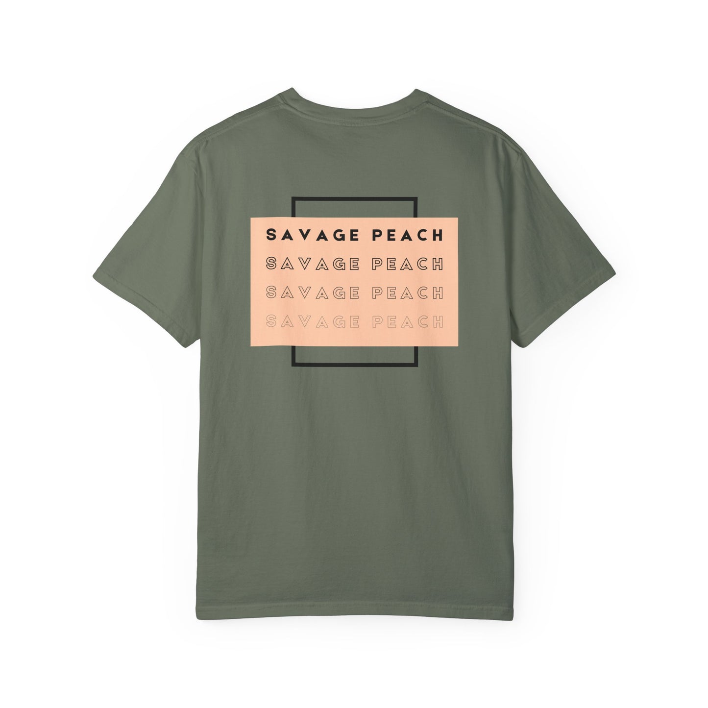 Savage Peach Unisex Heavy Cotton Tee - Trendy Streetwear