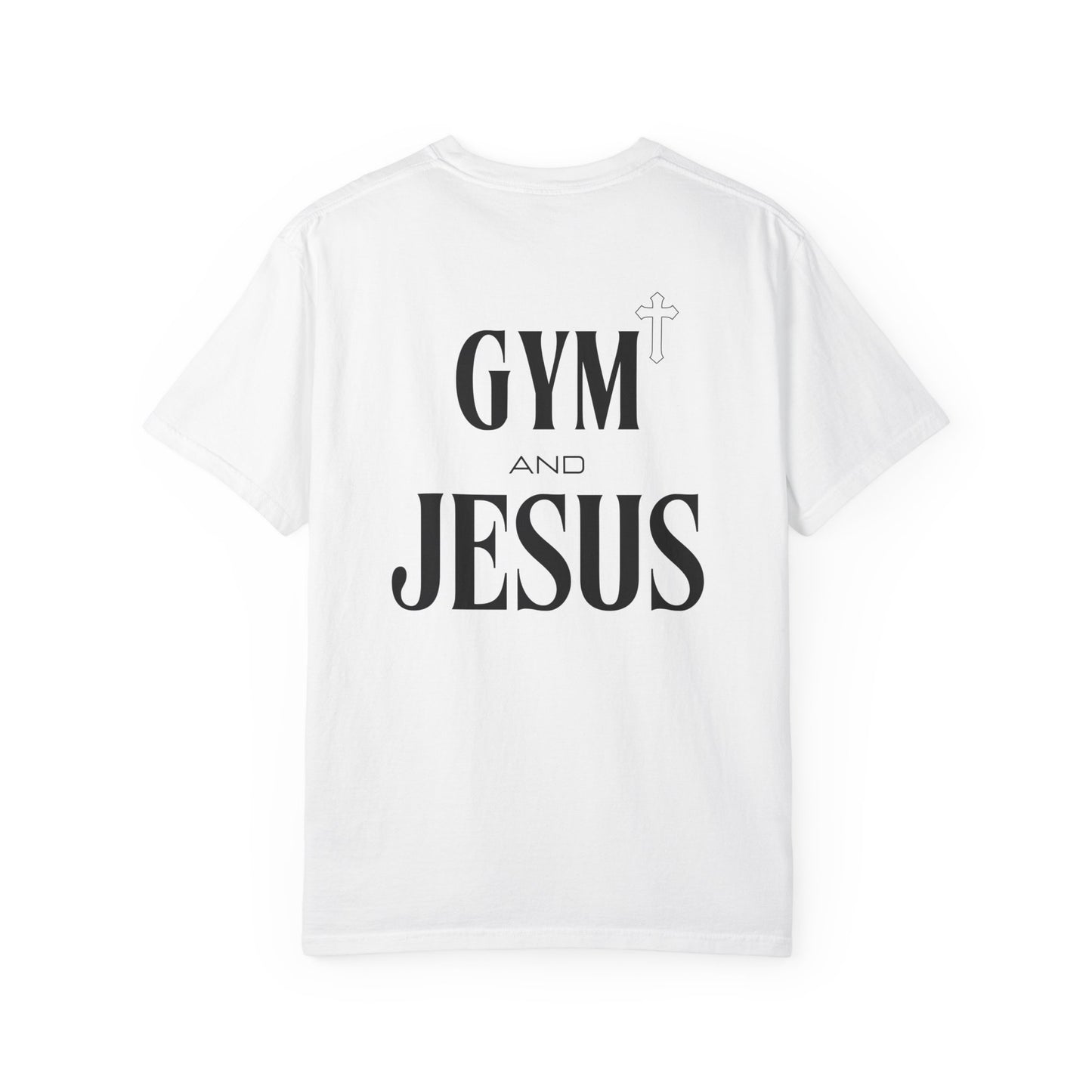 Best Seller Unisex Gym and Jesus Heavy Cotton Tee - Faith-Inspired Casual Wear