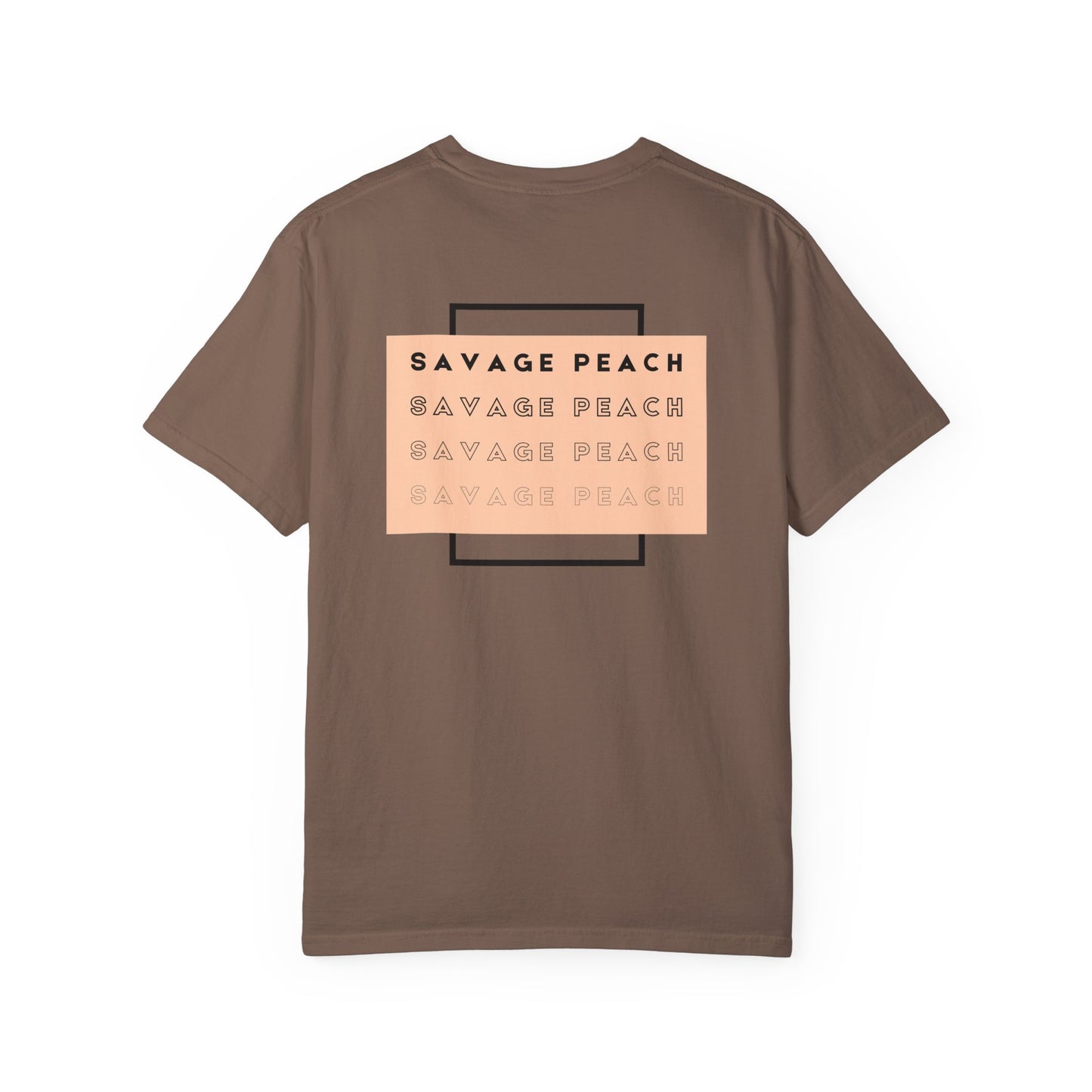 Savage Peach Unisex Heavy Cotton Tee - Trendy Streetwear