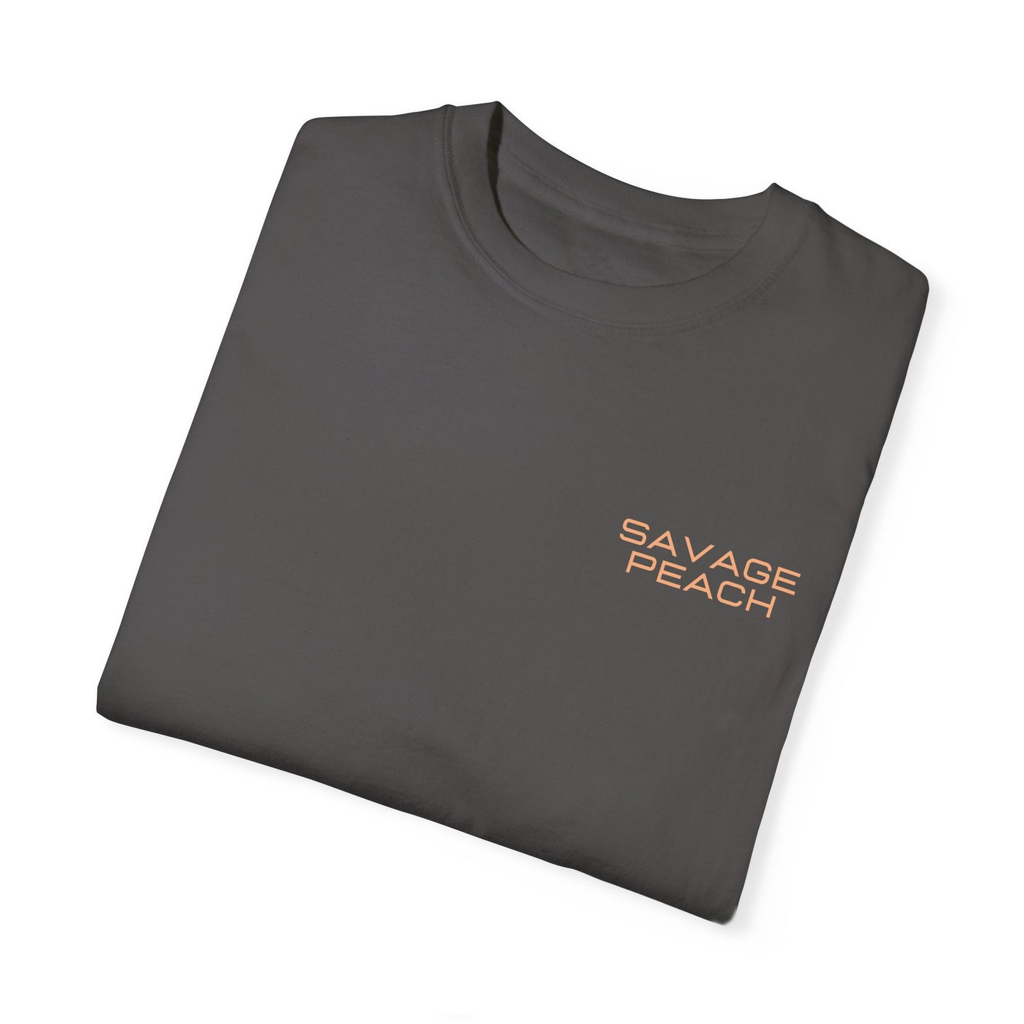Savage Peach Unisex Heavy Cotton Tee – Bold Graphic Shirt