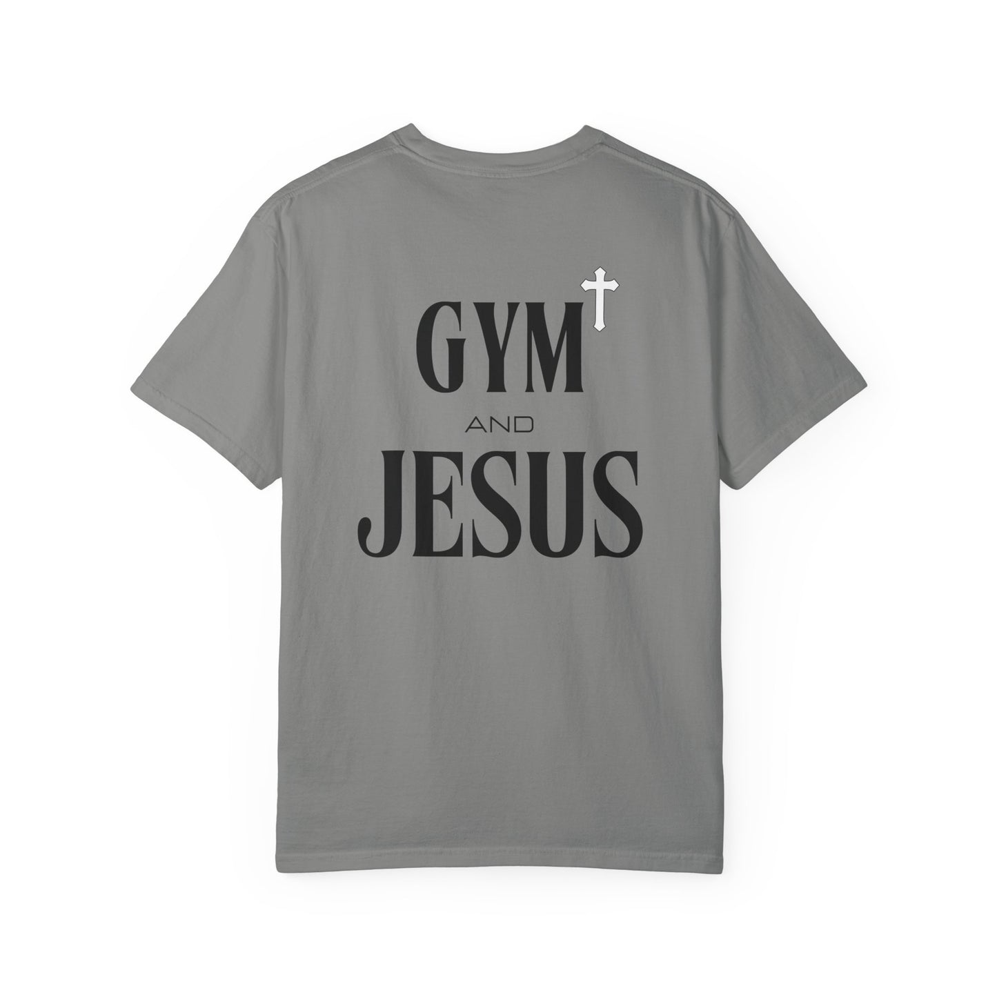 Best Seller Unisex Gym and Jesus Heavy Cotton Tee - Faith-Inspired Casual Wear