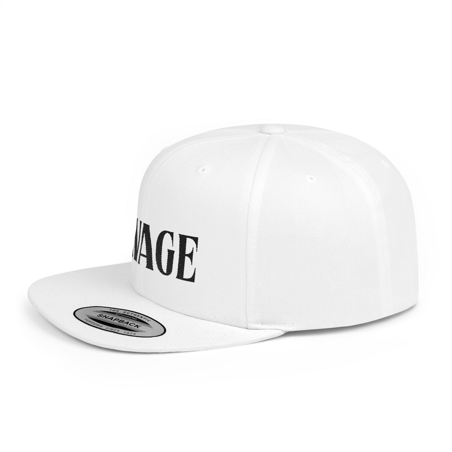 Savage Flat Bill Snapback Cap – Trendy Streetwear Hat for Bold Style