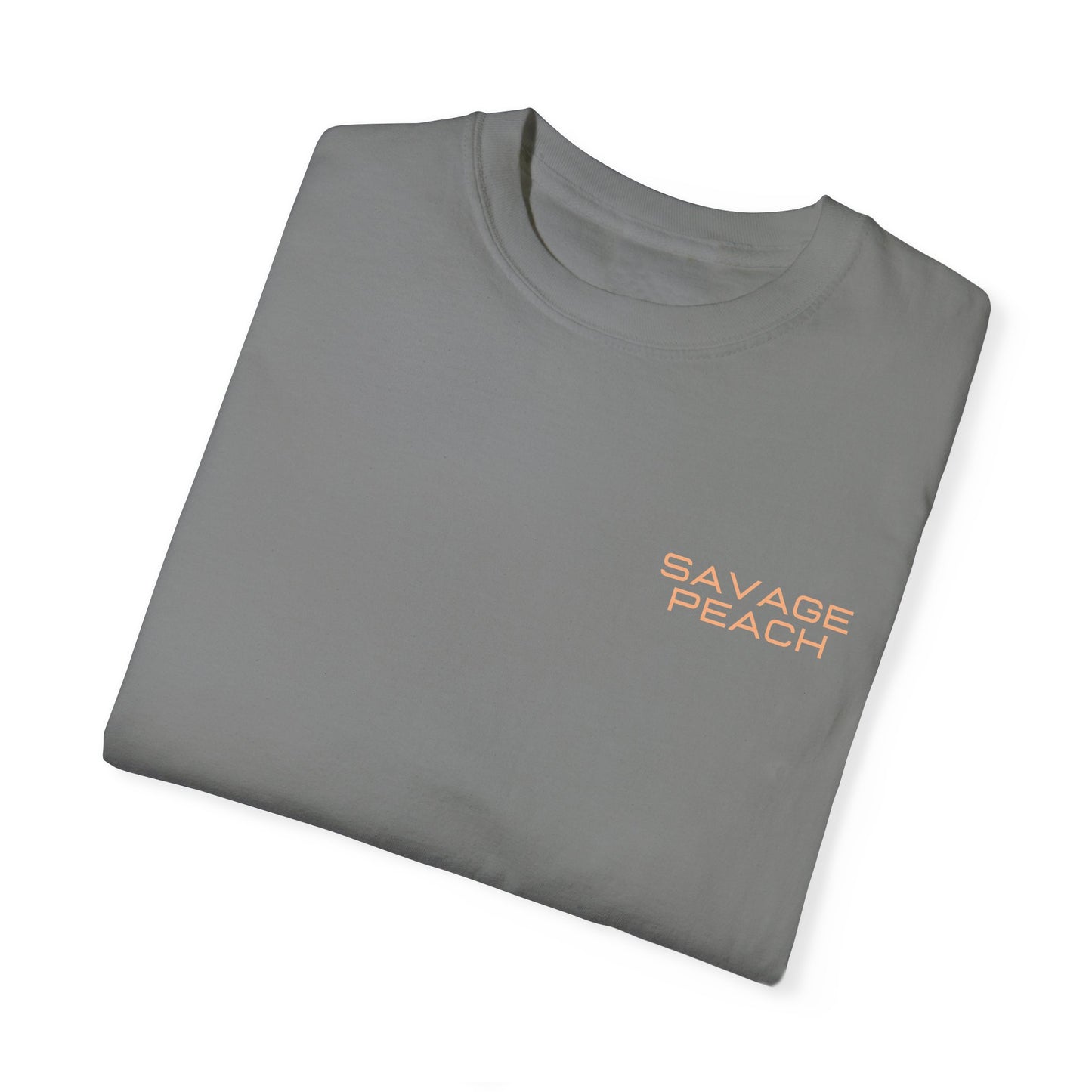 Savage Peach Unisex Heavy Cotton Tee – Bold Graphic Shirt
