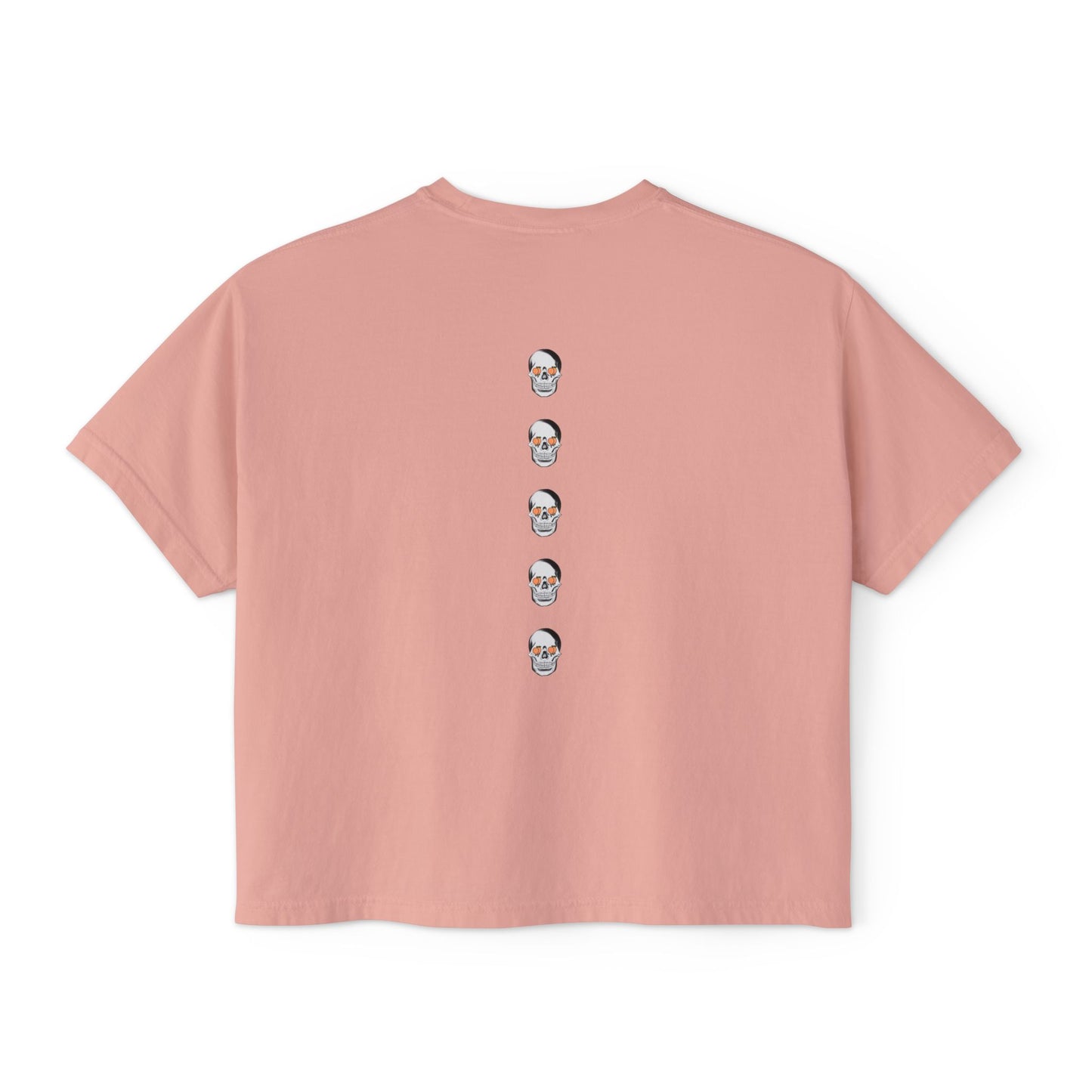 Savage Peach Women's Boxy Tee - Trendy and Comfortable Cropped Shirt