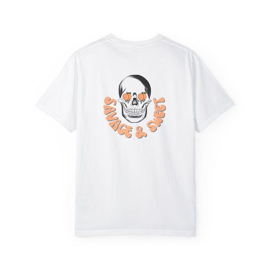 Savage & Sweet Skull Graphic Tee - Unisex Heavy Cotton Tee
