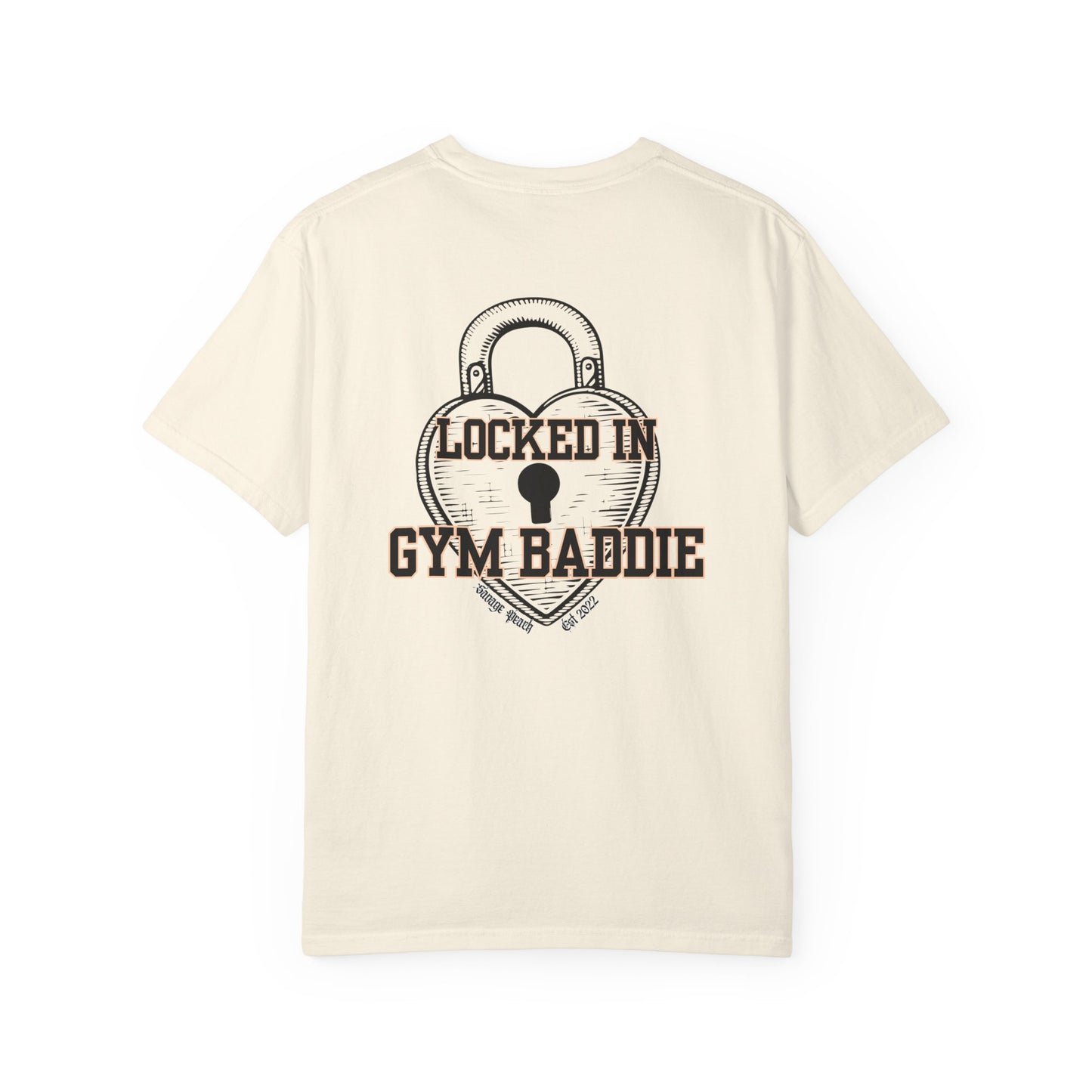 Locked In Gym Baddie Heavy Cotton Tee