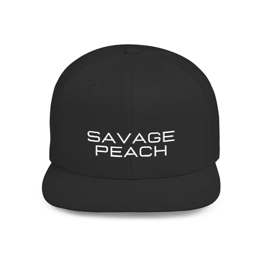 Savage Peach Flat Bill Snapback Cap