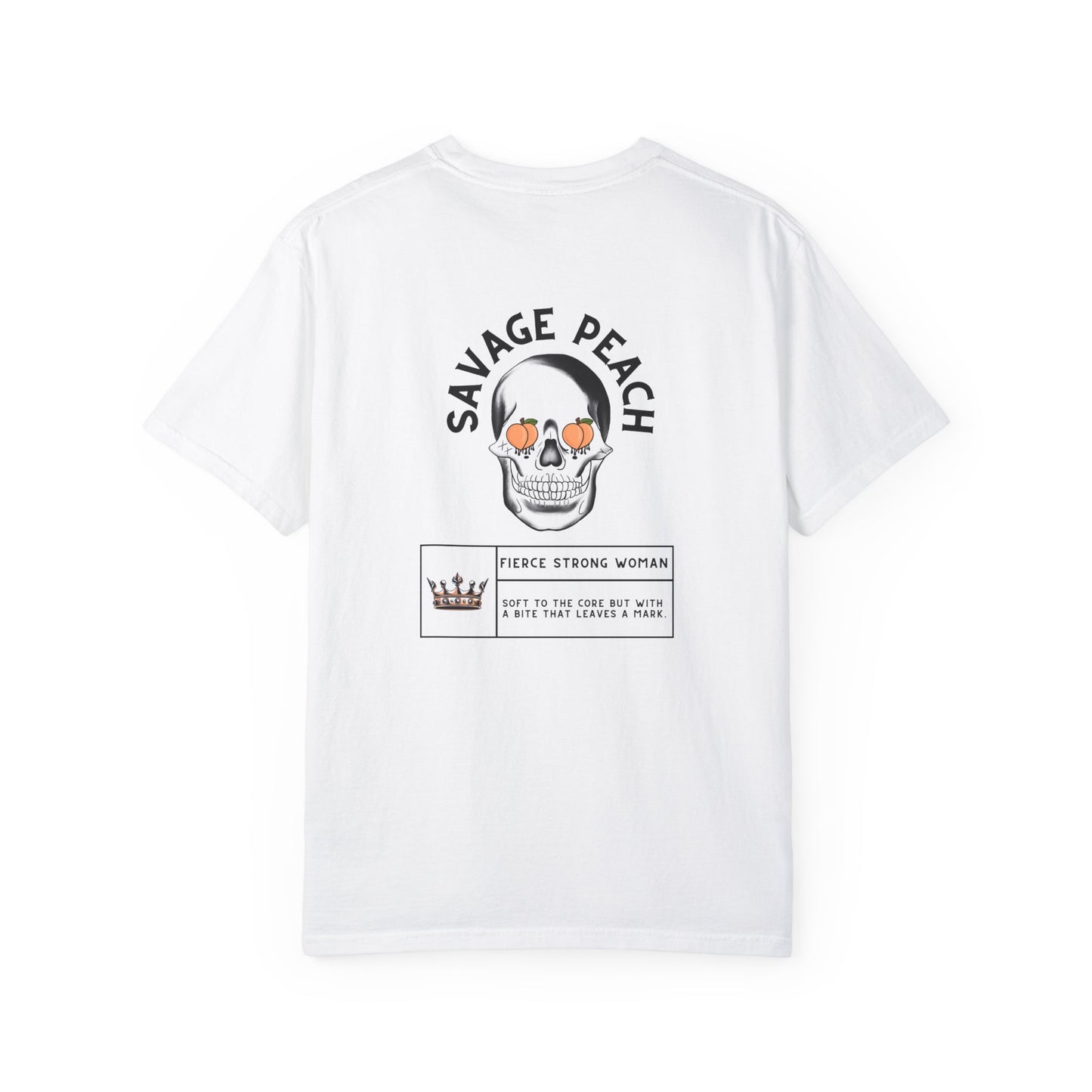 Savage Peach Fierce Strong Woman Unisex Heavy Cotton Tee