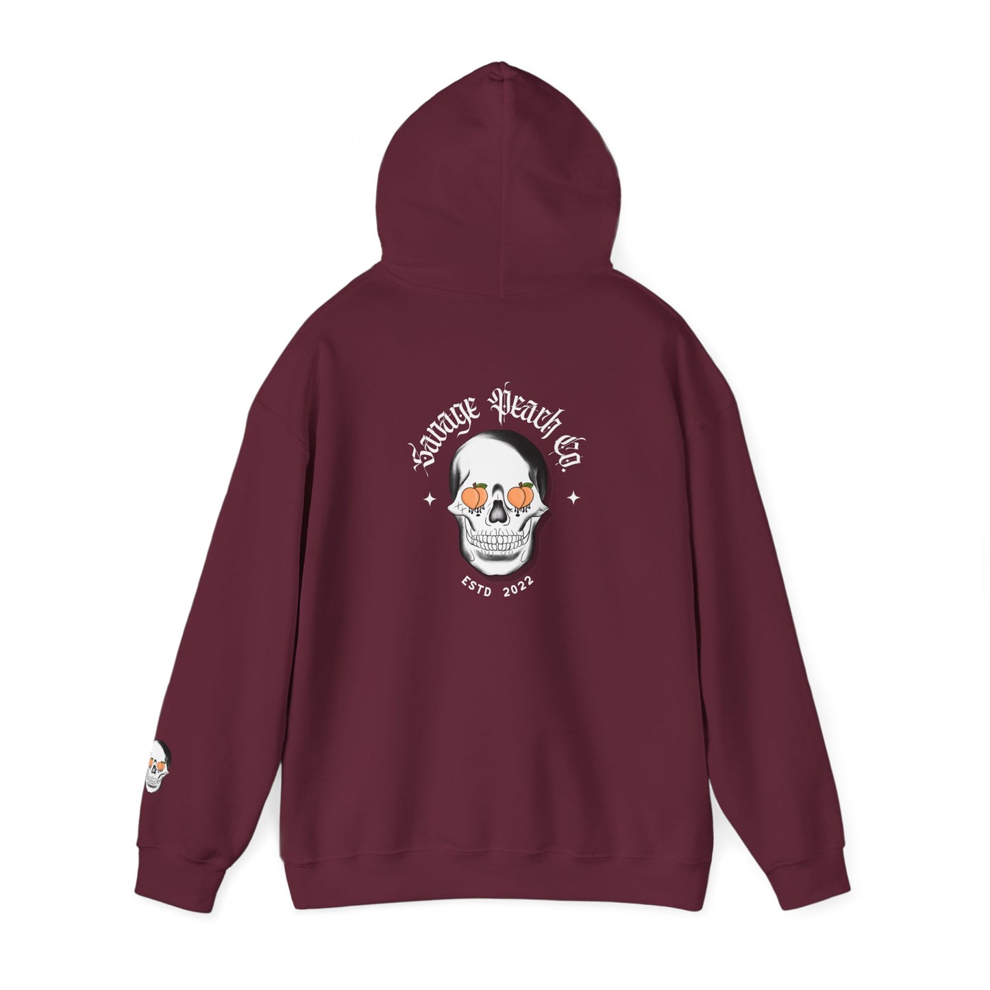 Edgy Skull Graphic Unisex Heavy Blend Hoodie
