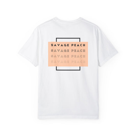 Savage Peach Unisex Heavy Cotton Tee - Trendy Streetwear