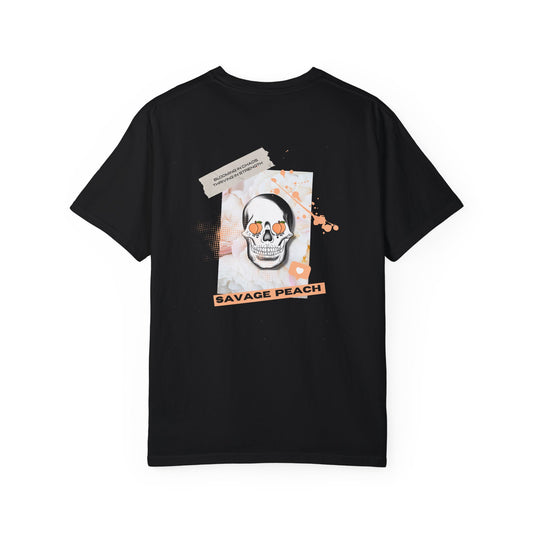 Savage Peach Unisex Heavy Cotton Tee – Bold Graphic Shirt