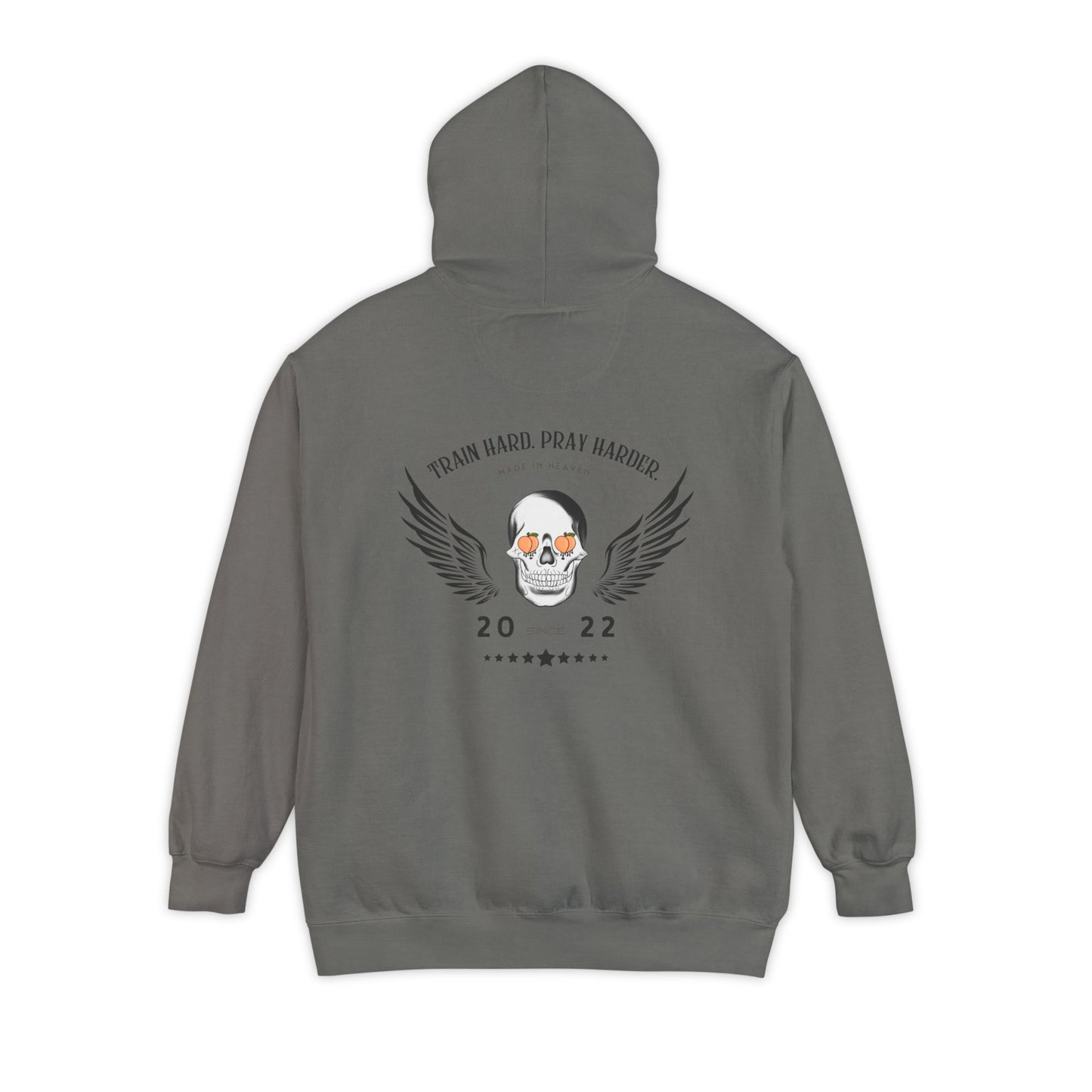 Fav Pray Hard Train Hard Wings Unisex Heavy Blend Hoodie