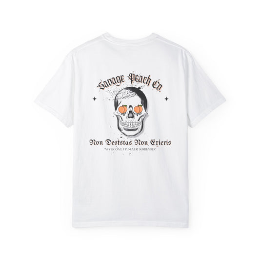 Savage Peach Unisex Heavy Cotton Tee - Never Give Up
