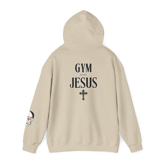 Fav Savage Peach Gym and Jesus - Heavy Blend Hoodie