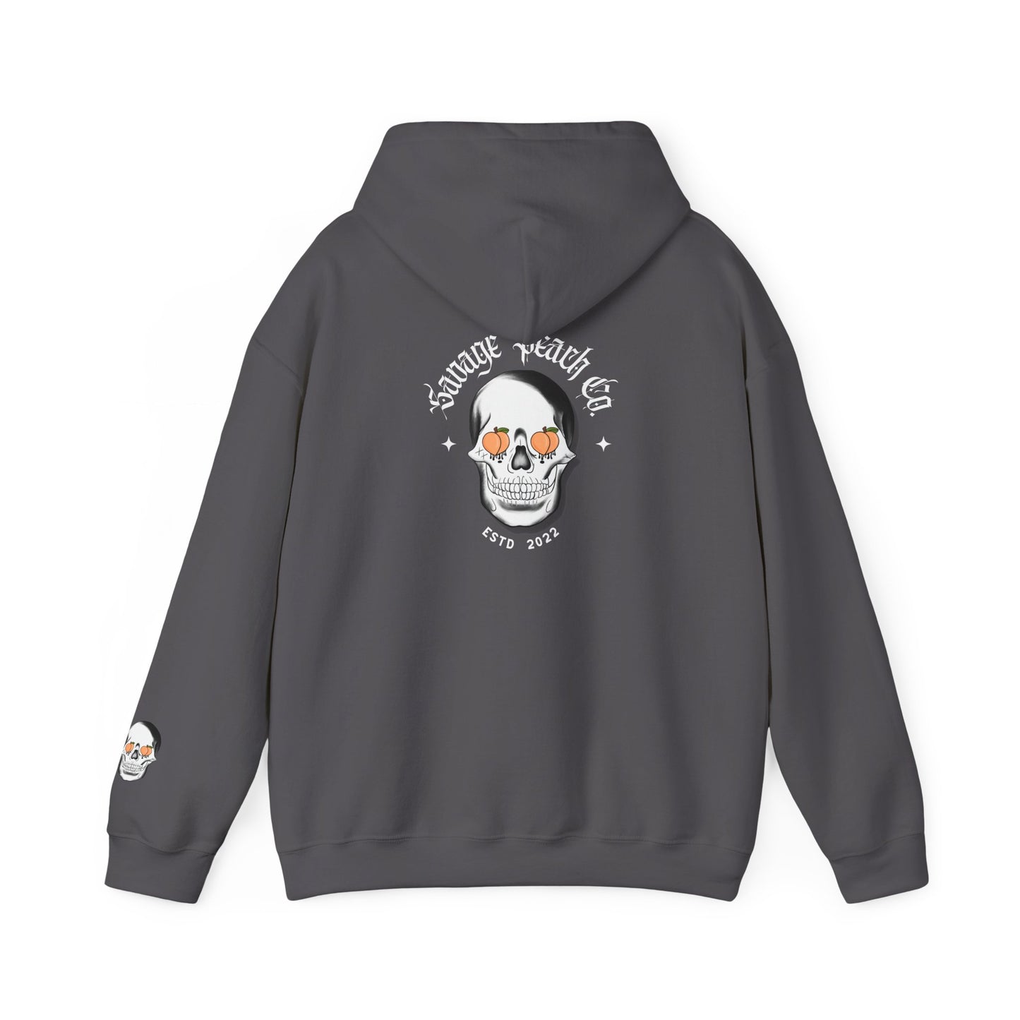 Edgy Skull Graphic Unisex Heavy Blend Hoodie