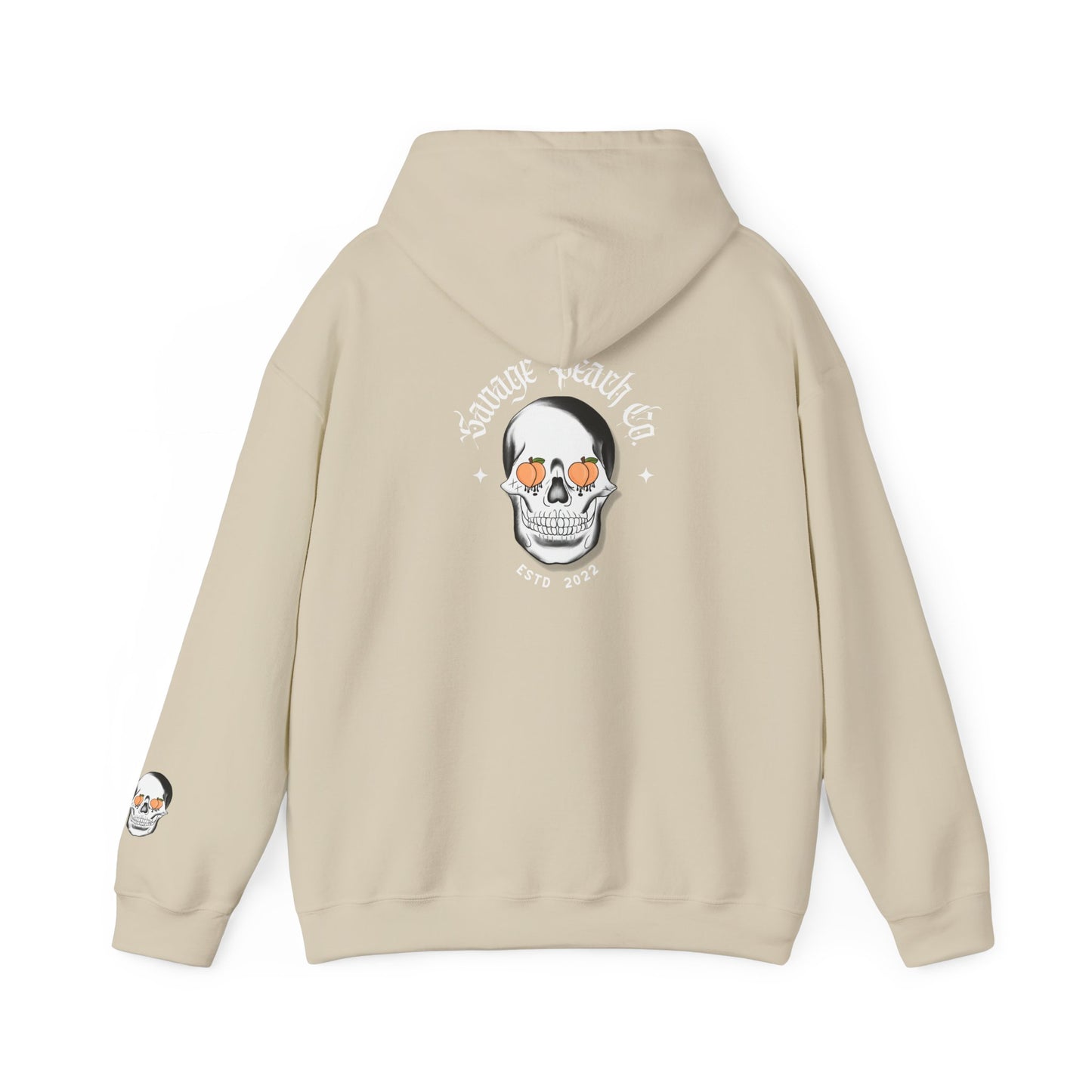 Edgy Skull Graphic Unisex Heavy Blend Hoodie