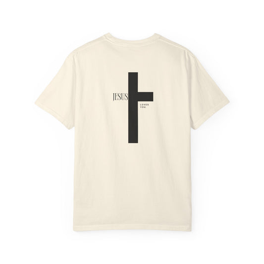 Unisex Jesus Loves You Heavy Cotton Tee - Stylish Apparel