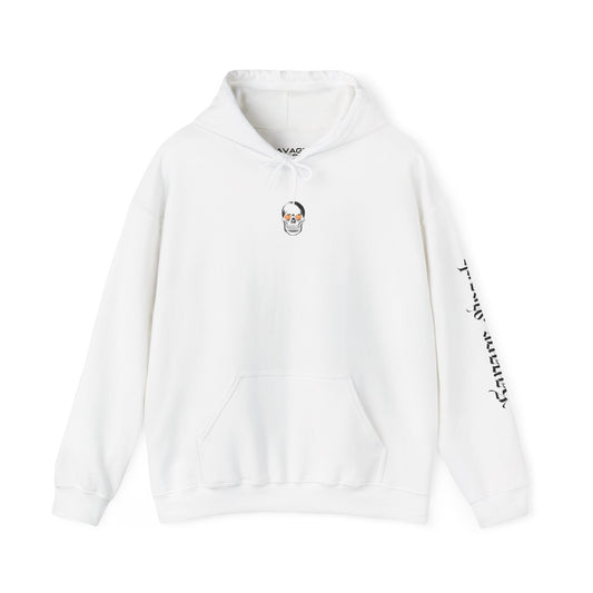 Feelin' Peachy Skull Hoodie - Unisex Heavy Blend Hoodie