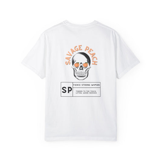 Savage Peach Fierce Strong Woman Unisex Heavy Cotton Tee
