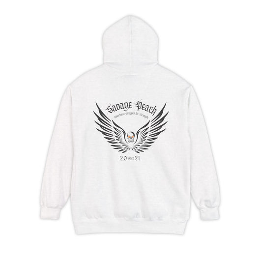 Angel Baby Savage Peach Heavy Blend Hoodie