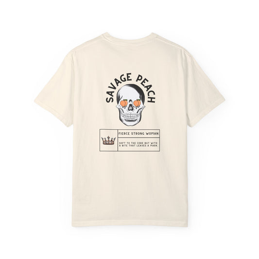 Savage Peach Fierce Strong Woman Unisex Heavy Cotton Tee