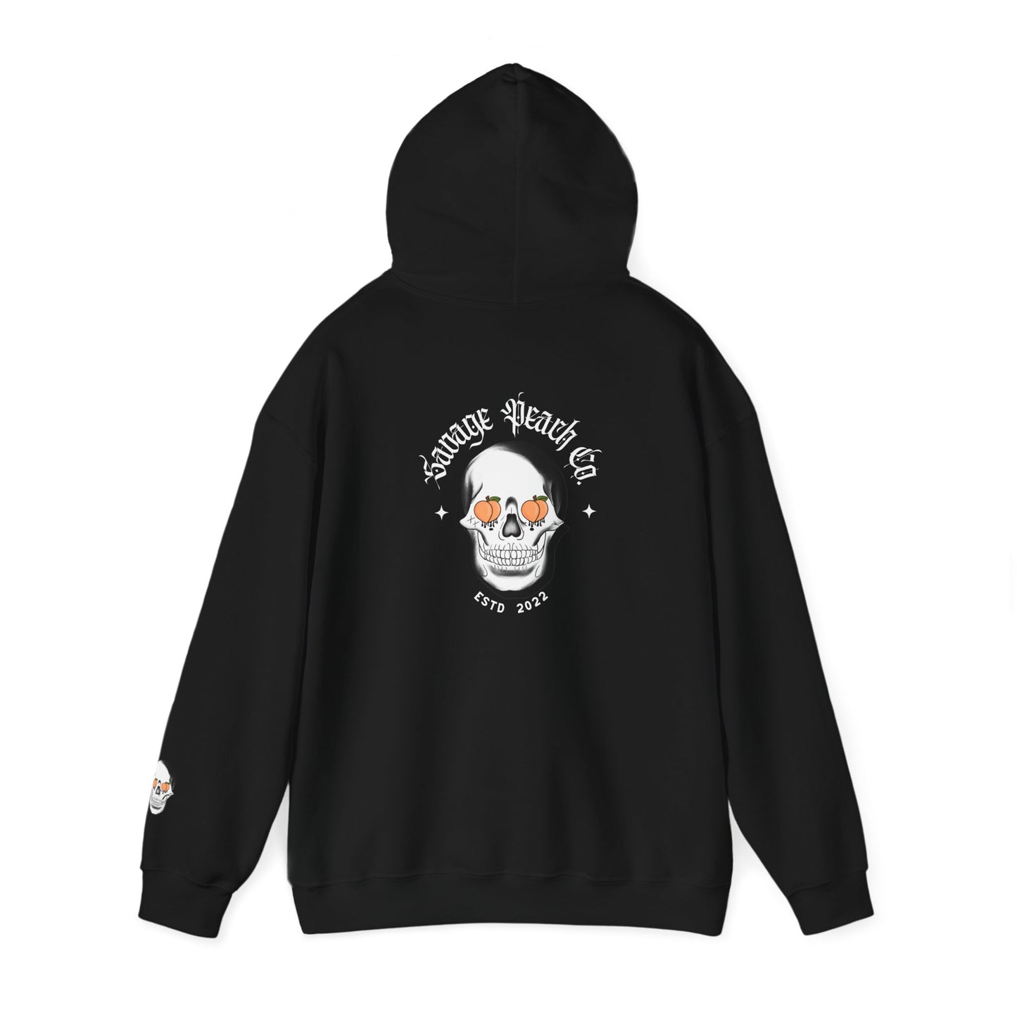 Edgy Skull Graphic Unisex Heavy Blend Hoodie