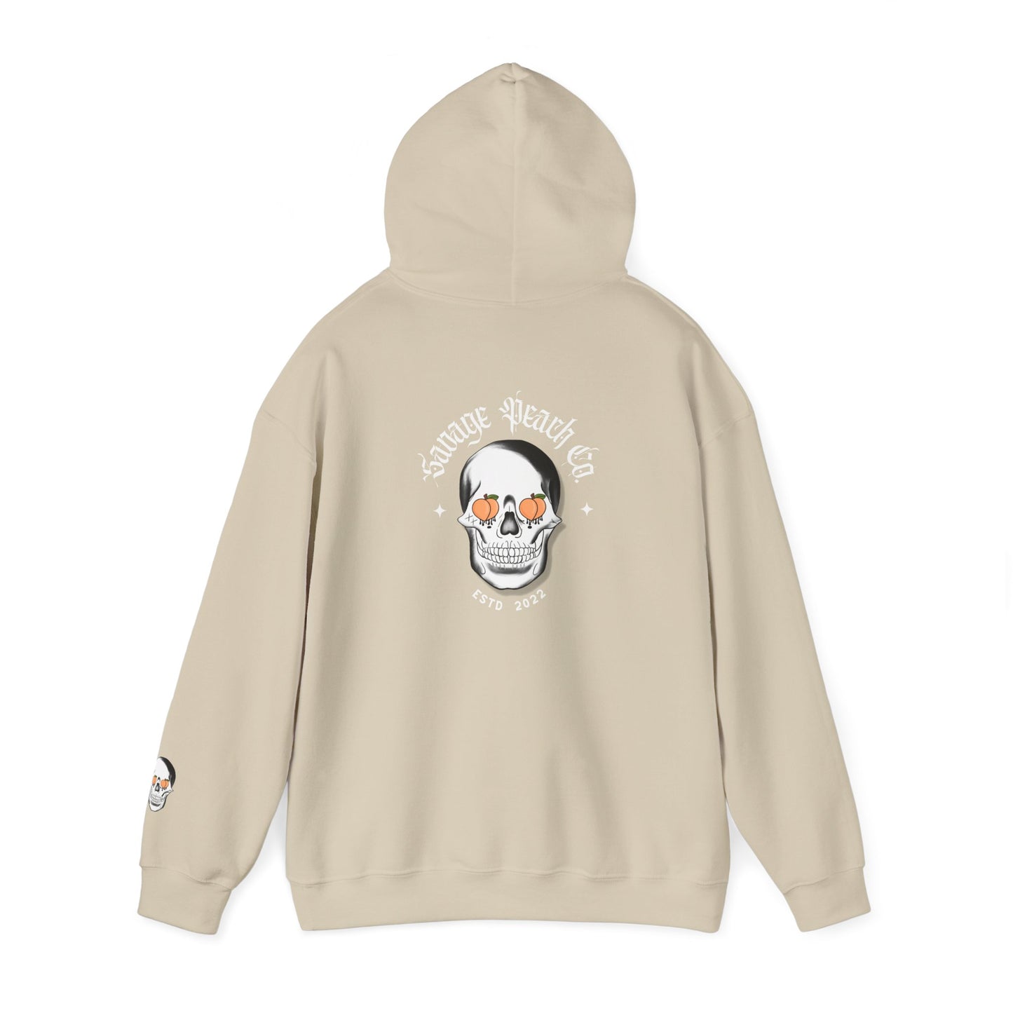 Edgy Skull Graphic Unisex Heavy Blend Hoodie