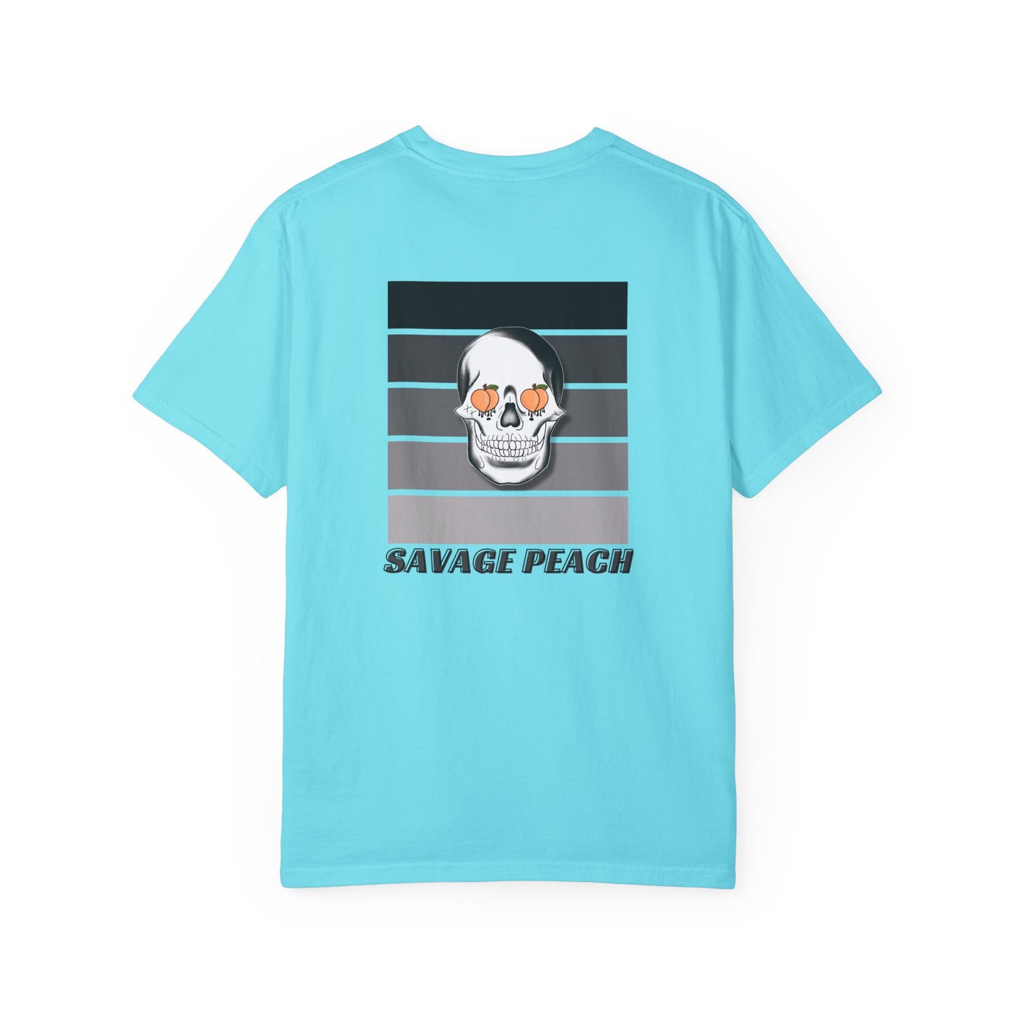 Best Seller Savage Peach Skull Graphic Tee - Unisex Heavy Cotton Tee