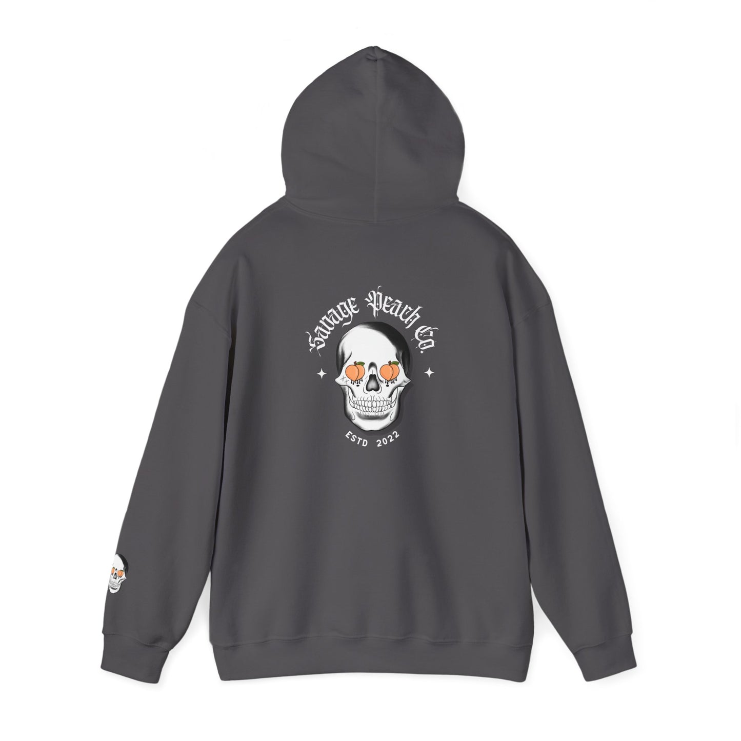 Edgy Skull Graphic Unisex Heavy Blend Hoodie
