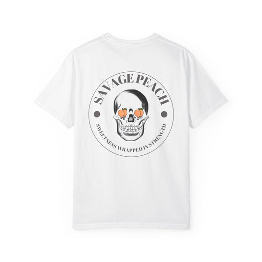 Savage Peach Circle Heavy Cotton Tee