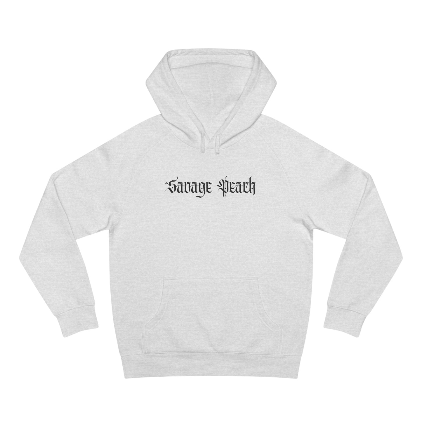 Faith-Inspired Unisex Heavy Blend Hoodie - Savage Peach and Warrior Prayer Design