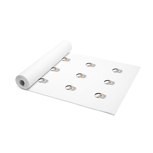 Eco-Friendly Foam Yoga Mat with Motivational Skulls Design